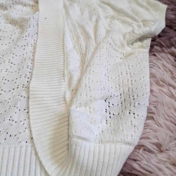 River Island short cardigan - white XL - Picture 4 of 5